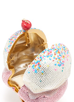 Detail View - Click To Enlarge - JUDITH LEIBER - CHERRY ON TOP ICE CREAM SCOOPS' Crystal Embellished Bag