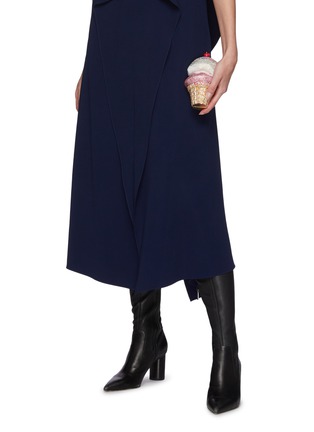 Front View - Click To Enlarge - JUDITH LEIBER - CHERRY ON TOP ICE CREAM SCOOPS' Crystal Embellished Bag