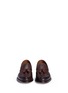 Front View - Click To Enlarge - DOUCAL'S - 'Bruno' tassel basketweave leather loafers