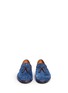 Front View - Click To Enlarge - DOUCAL'S - 'Max' tassel denim loafers