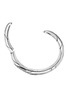 Detail View - Click To Enlarge - JOHN HARDY - Lahar Silver Diamond Kick Cuff Bracelet — Size M