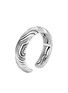 Detail View - Click To Enlarge - JOHN HARDY - Lahar Silver Diamond Kick Cuff Bracelet — Size M