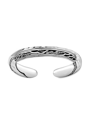 Figure View - Click To Enlarge - JOHN HARDY - Lahar' White and Grey Diamond Pave Kick Cuff