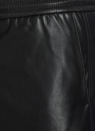  - NANUSHKA - Drawstring vegan leather shorts