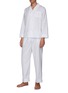 Detail View - Click To Enlarge - LAGOM - SMALL PIPED PYJAMA SET — WHITE/BLUE