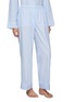 Detail View - Click To Enlarge - LAGOM - SMALL PIPED PYJAMA SET — LIGHT BLUE/WHITE