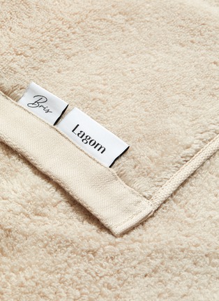 Detail View - Click To Enlarge - LAGOM - Bris' 342G Cotton Bath Towel — White Sand