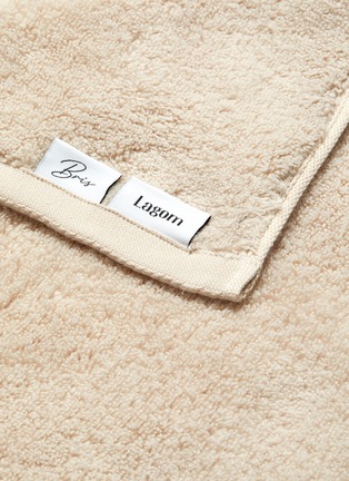 Detail View - Click To Enlarge - LAGOM - Bris' 50G Cotton Face Towel — White Sand
