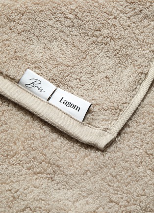 Detail View - Click To Enlarge - LAGOM - Bris' 50G Cotton Face Towel — Concrete