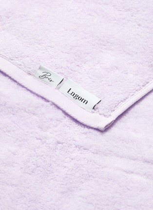 Detail View - Click To Enlarge - LAGOM - Bris' 111G Cotton Hand Towel — Taro