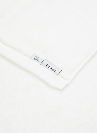 Detail View - Click To Enlarge - LAGOM - Bris' 342G Cotton Bath Towel — Bleach White