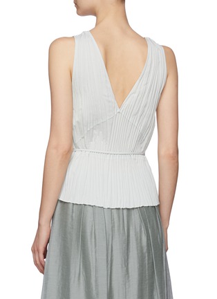 Back View - Click To Enlarge - VINCE - Crushed double V-neck camisole