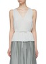 Main View - Click To Enlarge - VINCE - Crushed double V-neck camisole