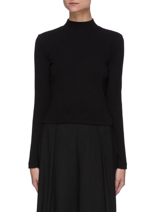 Main View - Click To Enlarge - VINCE - Mock Neck Rib Sweater