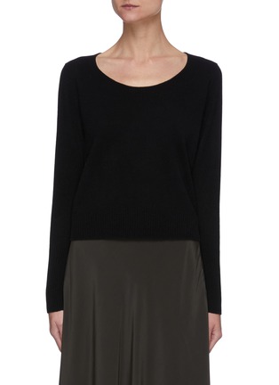 Main View - Click To Enlarge - VINCE - Scoop neck cashmere sweater