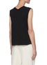 Back View - Click To Enlarge - VINCE - V-neck Sleeveless Cotton Blouse