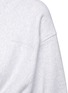  - ALEXANDER WANG - Tonal Logo Embroidered Crop Front Sweatshirt