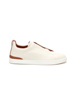 ermenegildo zegna triple stitch sneakers