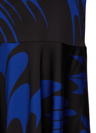  - STELLA MCCARTNEY - Haya' Abstract Print Fitted And Flared Midi Skirt