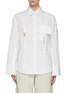 Main View - Click To Enlarge - JACQUEMUS - La Chemise Edolo' Roll-up Shirt
