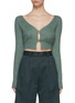 Main View - Click To Enlarge - JACQUEMUS - Le Cardigan Alzou' Cropped Cardigan
