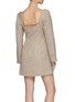 Back View - Click To Enlarge - JACQUEMUS - La Robe Maniu' Square Neck Blazer Dress