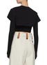 Back View - Click To Enlarge - JACQUEMUS - Le Double' Layer Cropped T-shirt