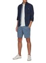 Figure View - Click To Enlarge - RAG & BONE - 'Paperweight' back contrast stitch detail chino shorts