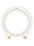 Main View - Click To Enlarge - CENTAURI LUCY - Art Nouveau Gingko Symphony Pearl 18K Gold Necklace
