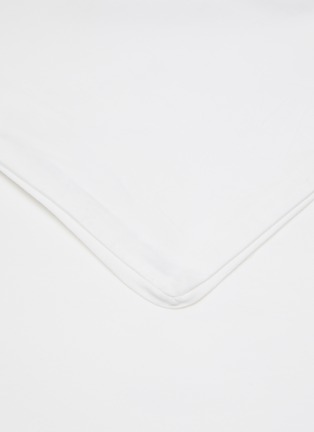 Detail View - Click To Enlarge - LAGOM - King Size Cotton Sateen Duvet Set — White