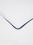 Detail View - Click To Enlarge - LAGOM - Queen Size Cotton Sateen Duvet Set — Dark Blue