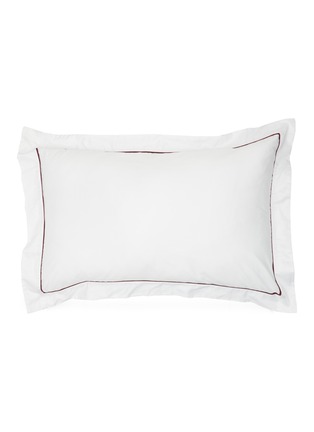 Main View - Click To Enlarge Main View - Click To Enlarge - LAGOM - Cotton Sateen Pillow Sham Set — Burgundy