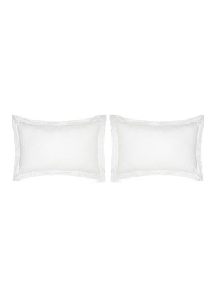 Main View - Click To Enlarge - LAGOM - Cotton Sateen Pillow Sham Set — White