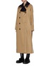 Detail View - Click To Enlarge - SACAI - Reversible Cotton Blend Trench Coat