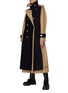 Figure View - Click To Enlarge - SACAI - Reversible Cotton Blend Trench Coat