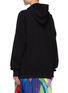 Back View - Click To Enlarge - SACAI - x KAWS Logo Embroidery Cotton Hoodie