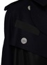  - SACAI - Hybrid Wool Melton Military Jacket Nylon Mix Parka