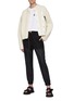 Figure View - Click To Enlarge - SACAI - Belted Cotton Twill Panelled Nylon Jogger Pants