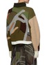 Back View - Click To Enlarge - SACAI - x KAWS Camouflage Print Jacquard Wool Knit Turtleneck Jumper