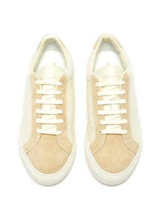Detail View - Click To Enlarge - COMMON PROJECTS - Retro Wool Lace Up Sneaker