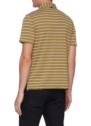 Back View - Click To Enlarge - RAG & BONE - Stripe polo shirt
