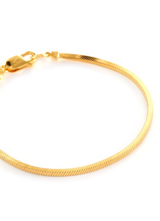 Detail View - Click To Enlarge - MISSOMA - 'Lucy Williams' Square Snake Chain Gold Vermeil Bracelet