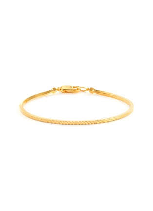 Main View - Click To Enlarge - MISSOMA - 'Lucy Williams' Square Snake Chain Gold Vermeil Bracelet