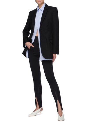 Figure View - Click To Enlarge - WARDROBE.NYC - Leggings With Front Leg Zippers