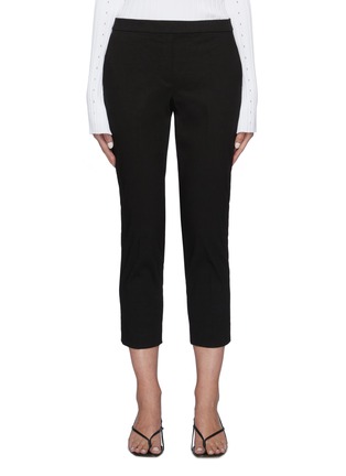 Main View - Click To Enlarge - THEORY - ECO CRUNCH LINEN PULL-ON CROP PANTS