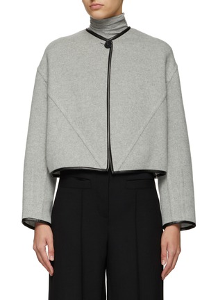 Main View - Click To Enlarge - PROENZA SCHOULER - DOUBLEFACE CASHMERE CROPPED JACKET