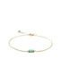 Main View - Click To Enlarge - YI COLLECTION - Emerald Charms 18K Gold Bracelet