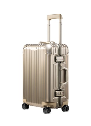 Front View - Click To Enlarge -  - Original Cabin Aluminium Suitcase – Titanium