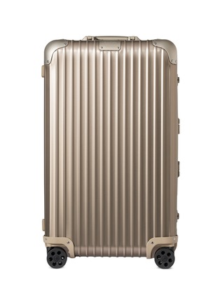 Main View - Click To Enlarge -  - Original Trunk Aluminium Suitcase – Titanium