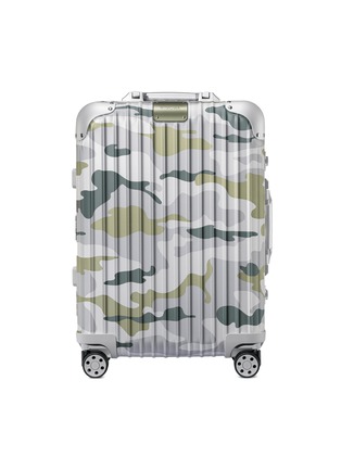 Main View - Click To Enlarge -  - Original Cabin Aluminium Suitcase – Green Camo